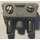 LEGO Light Gray Electric Plug Double Narrow Short (Complete) (2776)
