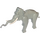 LEGO Light Gray Elephant