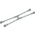 LEGO Hellgrau Flexibel Bahre Halter mit Vier Löcher (18390 / 30191)