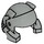 LEGO Light Gray Helmet with Coiks and Headlamp (30325 / 88698)