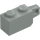 LEGO Light Gray Hinge Brick 1 x 2 Locking with Single Finger (Vertical) On End (30364 / 51478)