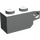 LEGO Gris clair Charnière Brique 1 x 2 Verrouillage avec Single Finger (Verticale) sur Fin (30364 / 51478)