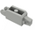 LEGO Light Gray Hinge Brick 1 x 2 Vertical Locking Double (30386 / 39893)