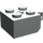 LEGO Gris clair Charnière Brique 2 x 2 Verrouillage avec 1 Finger Verticale avec trou d&#039;axe (30389 / 49714)