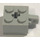 LEGO Light Gray Hinge Brick 2 x 2 Locking with 1 Finger Vertical with Axle Hole (30389 / 49714)