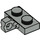LEGO Lichtgrijs Scharnier Plaat 1 x 2 met Verticaal Vergrendelings Stub met Groef aan de onderzijde (44567 / 49716)