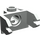 LEGO Light Gray Magnet Holder 2 x 3 (2607)