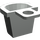 LEGO Hellgrau Minifig Container D-Basket (4523 / 5678)