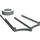 LEGO Light Gray Minifig Flipper  (10190 / 29161)