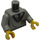 LEGO Lichtgrijs Minifiguur Torso met Hogwarts Kenteken (973 / 73403)