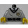 LEGO Light Gray Minifig Torso with Hogwarts Badge (973 / 73403)