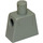 LEGO Light Gray Minifig Torso without Arms with Gold Triangular Machinery and Belt (973)