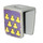 LEGO Light Gray Minifig Vest with Yellow Trefoils on Purple Background Sticker (3840)