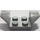 LEGO Light Gray Mudguard Plate 2 x 2 with Flared Wheel Arches (41854)