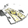 LEGO Gris clair Panneau 14 x 14 x 2.7 Trimestre Saucer Haut avec UFO Modèle La gauche (30116)