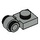 LEGO Hellgrau Platte 1 x 1 mit Clip (Dicker Ring) (4081 / 41632)