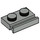 LEGO Hellgrau Platte 1 x 2 mit Tür Rail (32028)