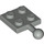 LEGO Gris clair assiette 2 x 2 avec Rotule et pas de trou dans la plaque (3729)