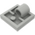 LEGO Hellgrau Platte 2 x 2 mit Loch ohne untere Kreuzstütze (2444)