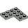 LEGO Gris clair assiette 4 x 4 Coin (2639)