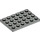 LEGO Gris clair assiette 4 x 6 (3032)