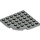 LEGO Light Gray Plate 6 x 6 Round Corner (6003)