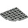 LEGO Lichtgrijs Plaat 6 x 6 Ronde Hoek (6003)