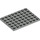 LEGO Light Gray Plate 6 x 8 (3036)