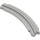 LEGO Hellgrau Schiene Level Links Curve 45° (2892)