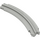 LEGO Light Gray Rail Level Left Curve 45° (2892)
