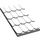LEGO Gris clair Roof Pente 4 x 6 sans Haut Trou (4323)