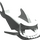 LEGO Gris clair Requin Corps sans branchies (2547)