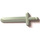 LEGO Light Gray Shortsword Sword (Rigid ABS Plastic)