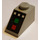 LEGO Lichtgrijs Helling 1 x 2 (45°) met Green en Rood Button, Wit Buttons (3040)