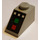 LEGO Light Gray Slope 1 x 2 (45°) with Green and Red Button, White Buttons (3040 / 82519)