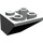 LEGO Hellgrau Steigung 2 x 2 (45°) Invertiert (3676)