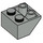 LEGO Lichtgrijs Helling 2 x 2 (45°) Omgekeerd met platte afstandsring eronder (3660)