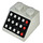 LEGO Gris clair Pente 2 x 2 (45°) avec Carré Buttons et rouge LEDs (3039)