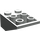 LEGO Hellgrau Steigung 2 x 3 (25°) Invertiert ohne Verbindungen zwischen Bolzen (3747)