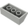 LEGO Light Gray Slope 2 x 4 (45°) with Rough Surface (3037)