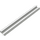 LEGO Light Gray Straight Track (12V) with Conducting Rail without Cable Connection Holes