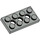 LEGO Light Gray Technic Plate 2 x 4 with Holes (3709)