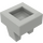 LEGO Gris clair Tuile 1 x 1 avec Agrafe (Pas de coupe au centre) (2555 / 12825)