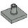 LEGO Hellgrau Fliese 2 x 2 mit Vertikale Stift (2460 / 49153)