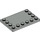 LEGO Lichtgrijs Tegel 4 x 6 met Studs Aan 3 Edges (6180)
