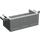 LEGO Hellgrau Treasure Chest Unterseite ohne Schlitze auf der Rückseite