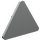LEGO Light Gray Triangular Sign with Split Clip (30259 / 39728)