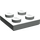 LEGO Gris clair Turntable 2 x 2 assiette avec Light grise Haut