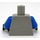 LEGO Hellgrau UFO Droid Torso mit Blau Arme (973)