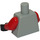 LEGO Gris claro UFO Torso con Plateado Circuitry y Negro Lines con Rojo Brazos y Negro Manos (973 / 73403)